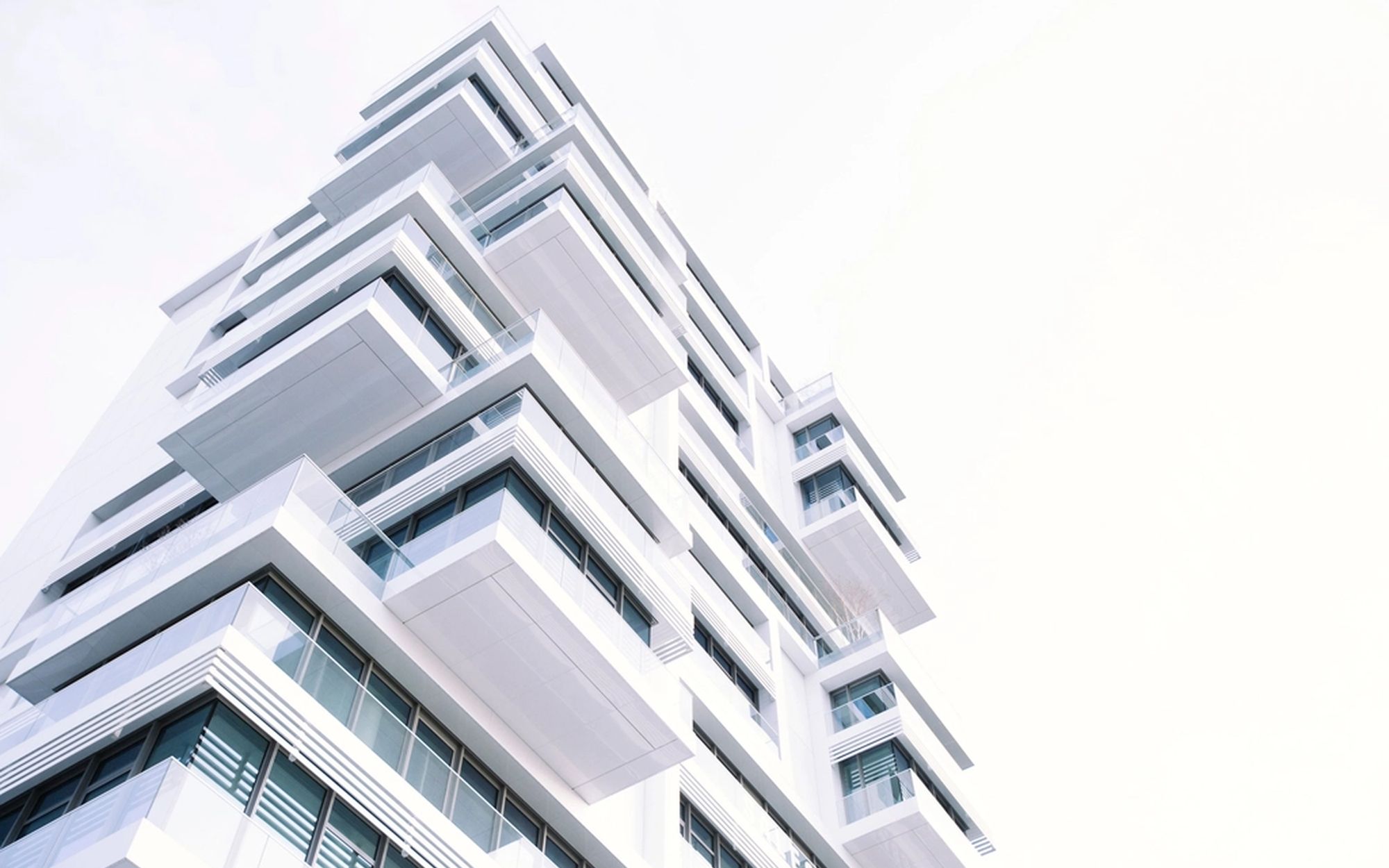 Modern apartment building against the sky
